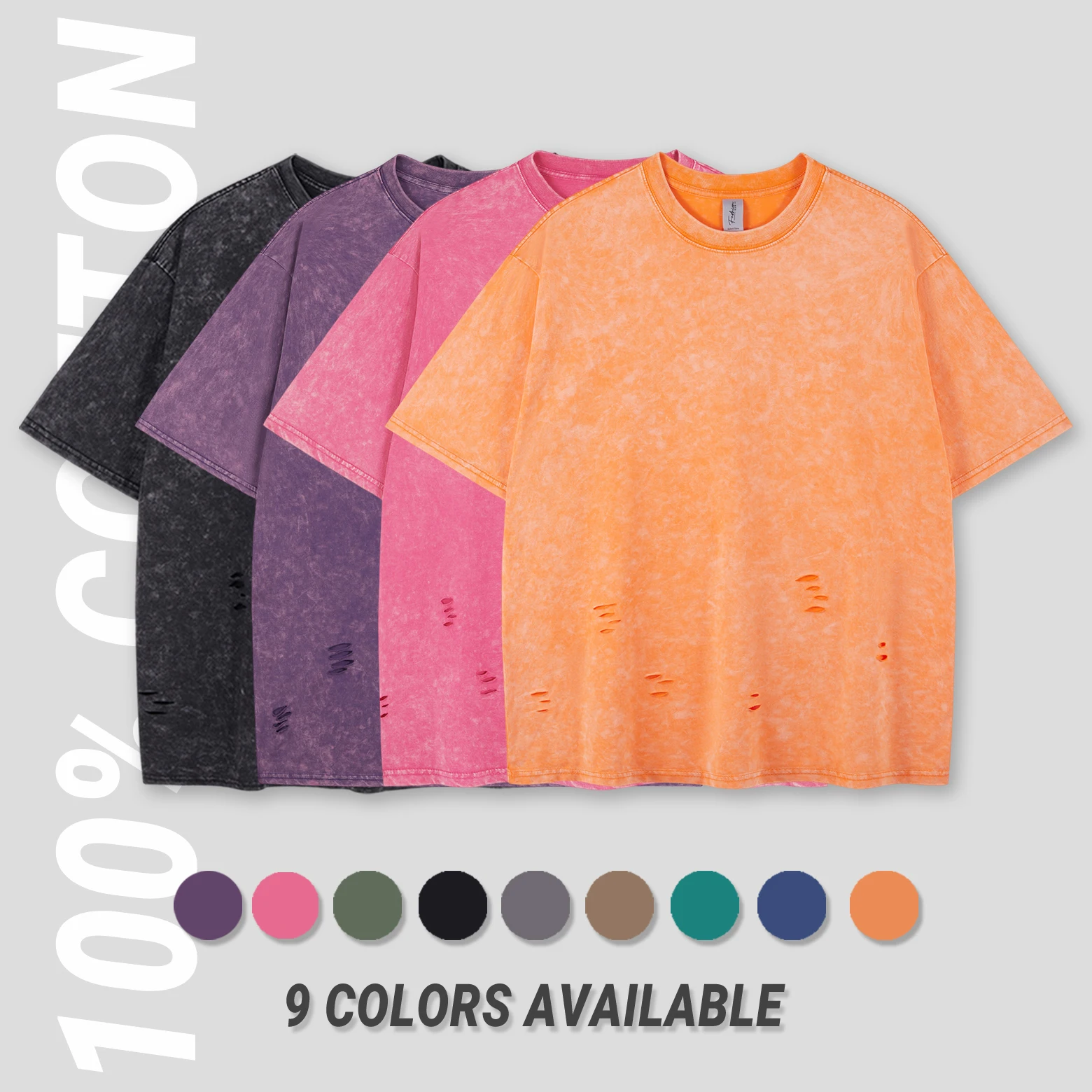 9 Colors Solds Wash T Shirt Female Cotton Soft Holes T-Shirts Unisex Casual Loose Tee Creative Trendy Women O-Neck Clothes
9 Colors Solds Wash T Shirt Female Cotton Soft Holes T-Shirts Unisex Casual Loose Tee Creative Trendy Women O-Neck Clothes