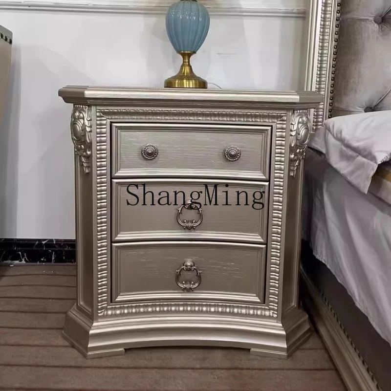 ZYH solid wood carving flower bedside table household bedroom high sense small locker integrated
ZYH solid wood carving flower bedside table household bedroom high sense small locker integrated