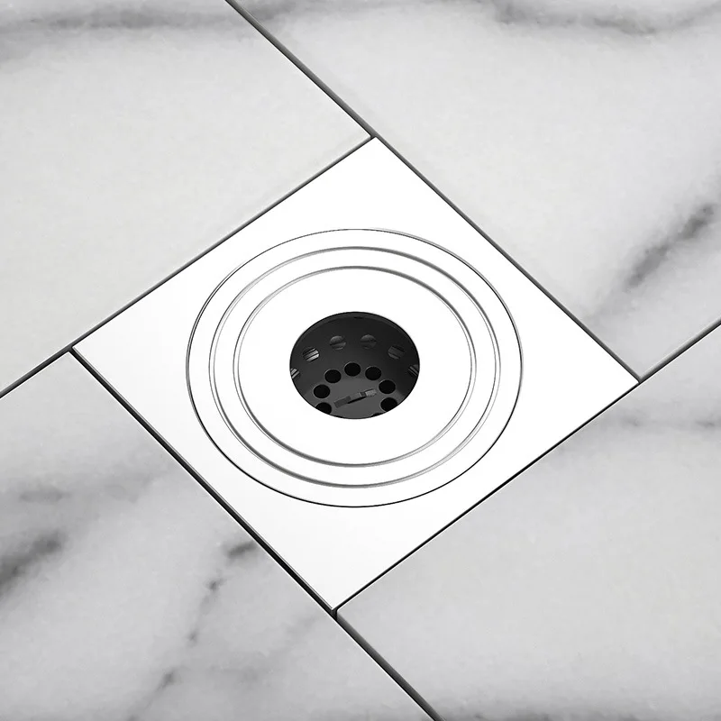Copper Bathroom Deodorant Square Floor Drain Black/Gray/Chrome/Nickel Bathroom Toilet Balcony Washing Machine Floor Drain 3 Inch
Copper Bathroom Deodorant Square Floor Drain Black/Gray/Chrome/Nickel Bathroom Toilet Balcony Washing Machine Floor Drain 3 Inch