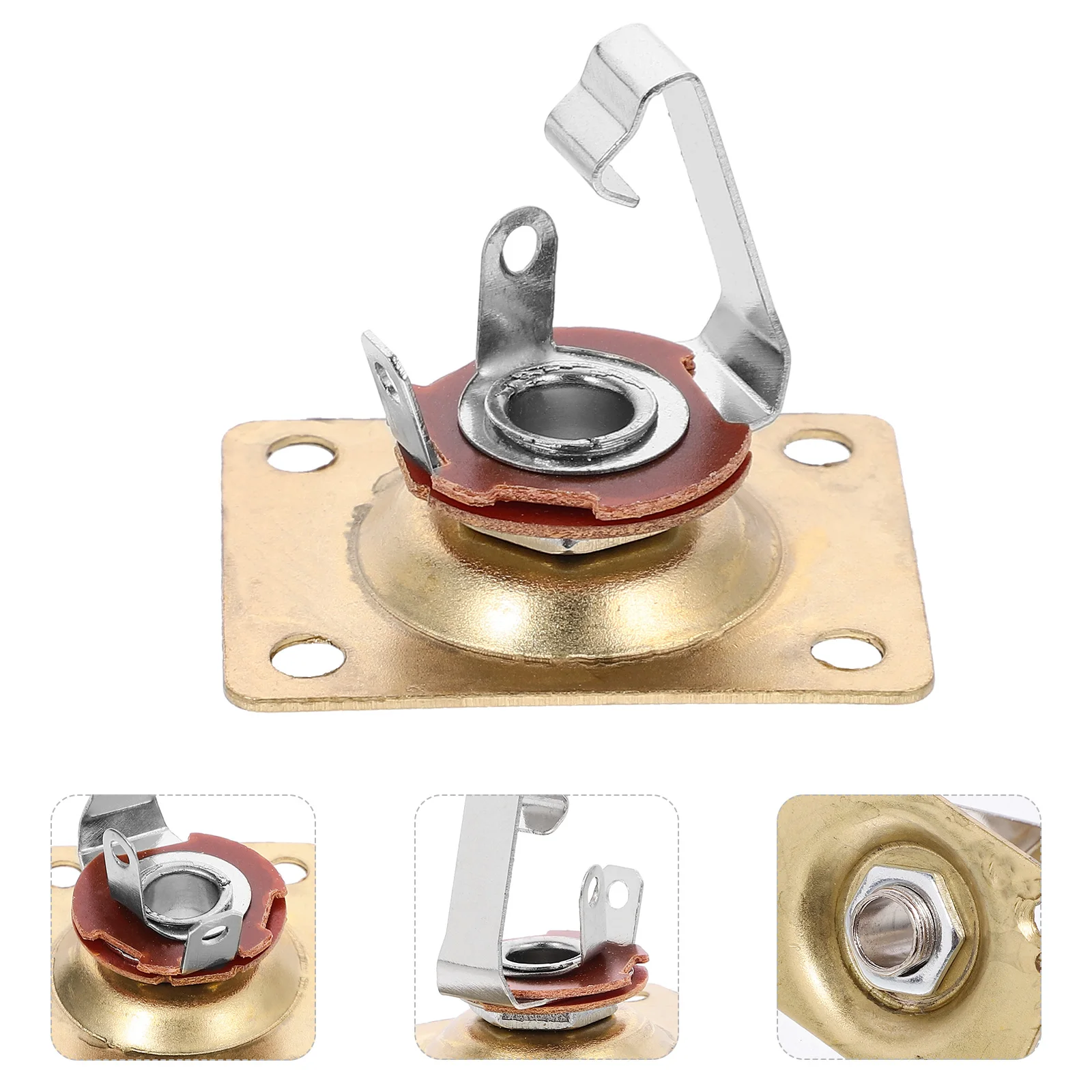 s Electric Guitar Jack Output Socket Plates Golden For Bass Guitar Parts Accessories Metal Supplies Input Jack Plate Electronic
s Electric Guitar Jack Output Socket Plates Golden For Bass Guitar Parts Accessories Metal Supplies Input Jack Plate Electronic