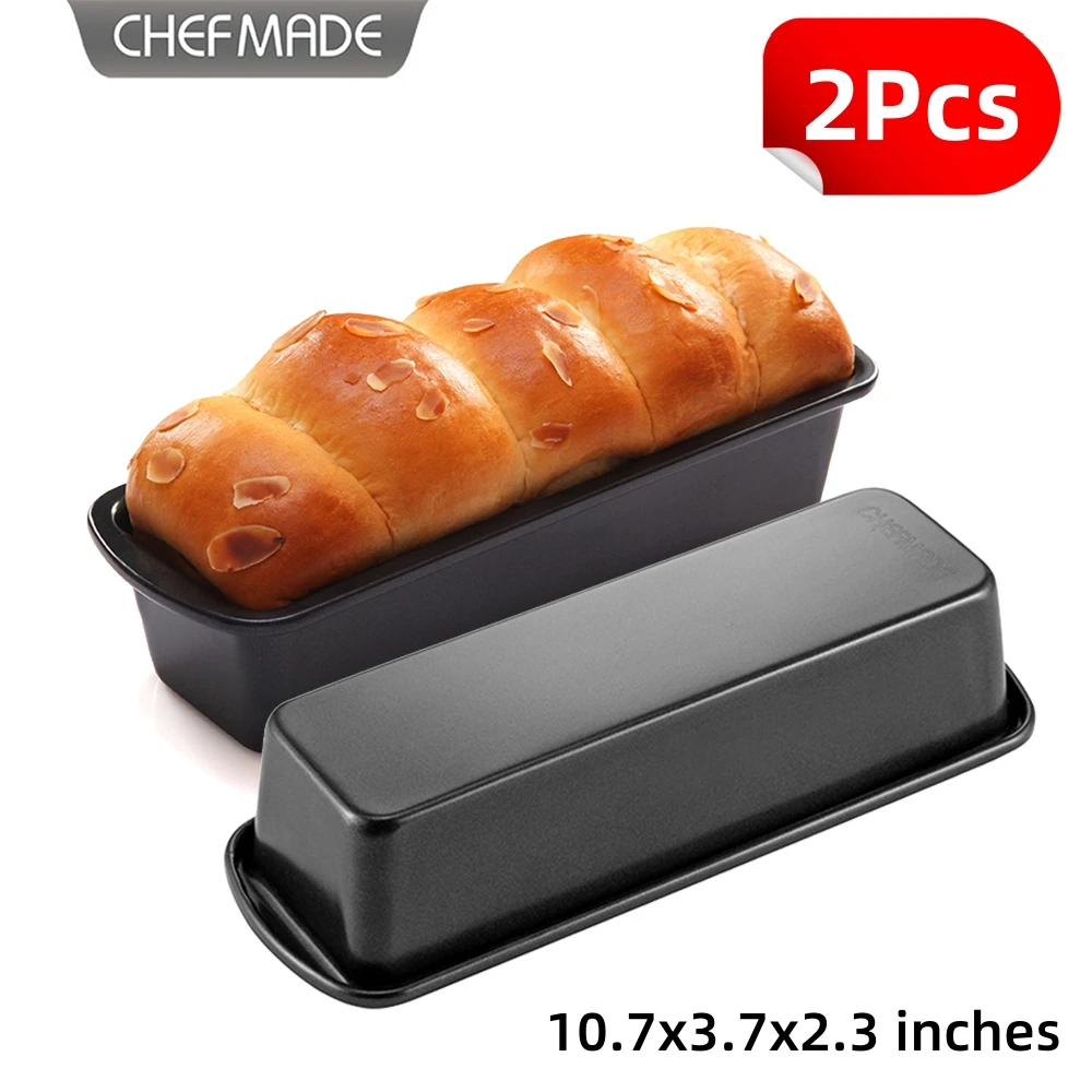 Форма CHEFMADE для выпечки, антипригарная Прямоугольная форма для жарки хлеба, 10 х3 дюйма, из углеродистой стали
Форма CHEFMADE для выпечки, антипригарная Прямоугольная форма для жарки хлеба, 10 х3 дюйма, из углеродистой стали