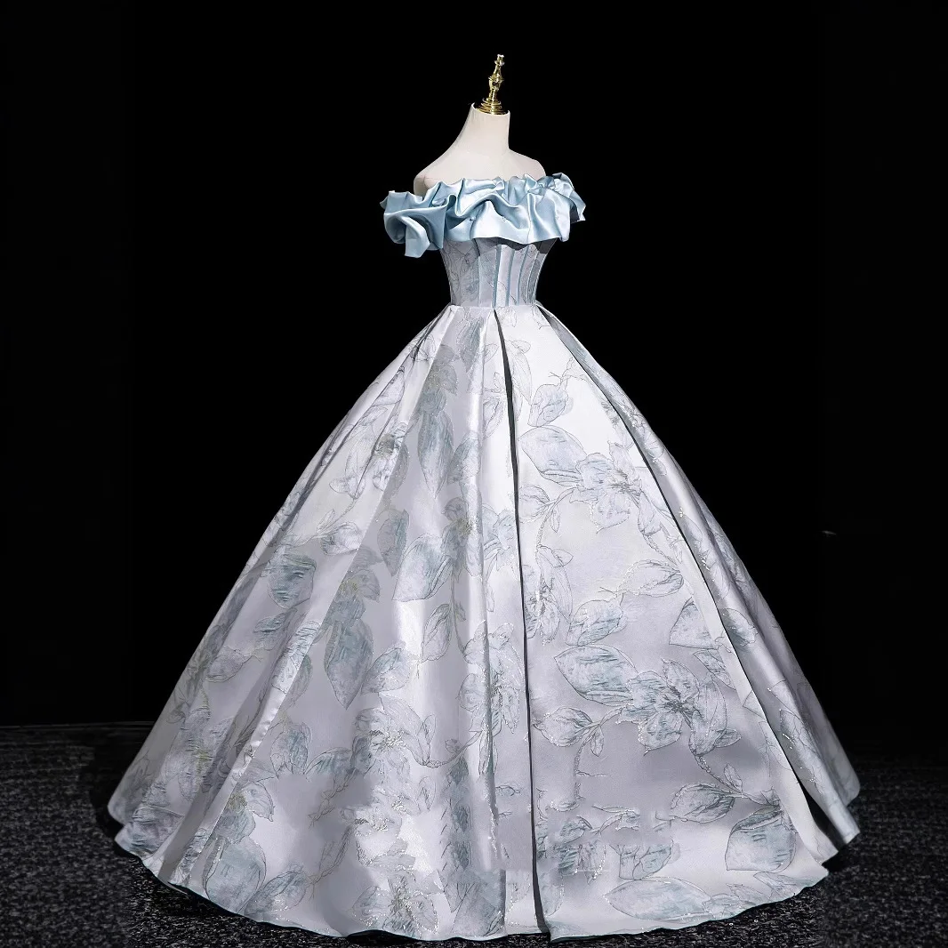 Customized Ball Gown Quinceanera Dresses Ruffle Prom Birthday Party Gowns Formal Occasion Vestido De Noche
Customized Ball Gown Quinceanera Dresses Ruffle Prom Birthday Party Gowns Formal Occasion Vestido De Noche