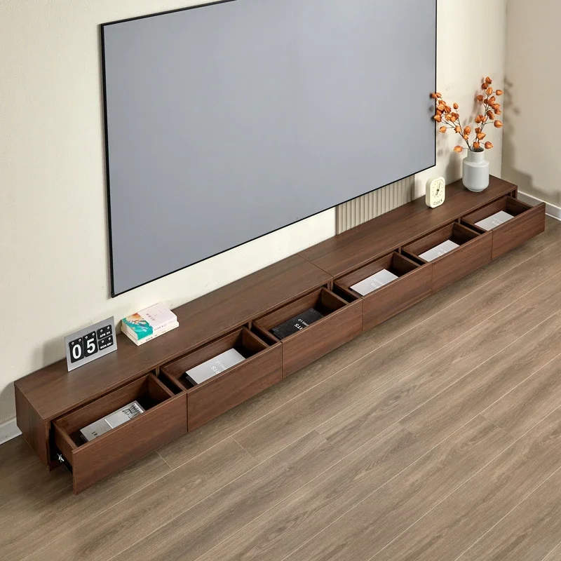 Nordic minimalist black walnut floor TV cabinet modern minimalist solid wood floor cabinet coffee table combination video storag
Nordic minimalist black walnut floor TV cabinet modern minimalist solid wood floor cabinet coffee table combination video storag