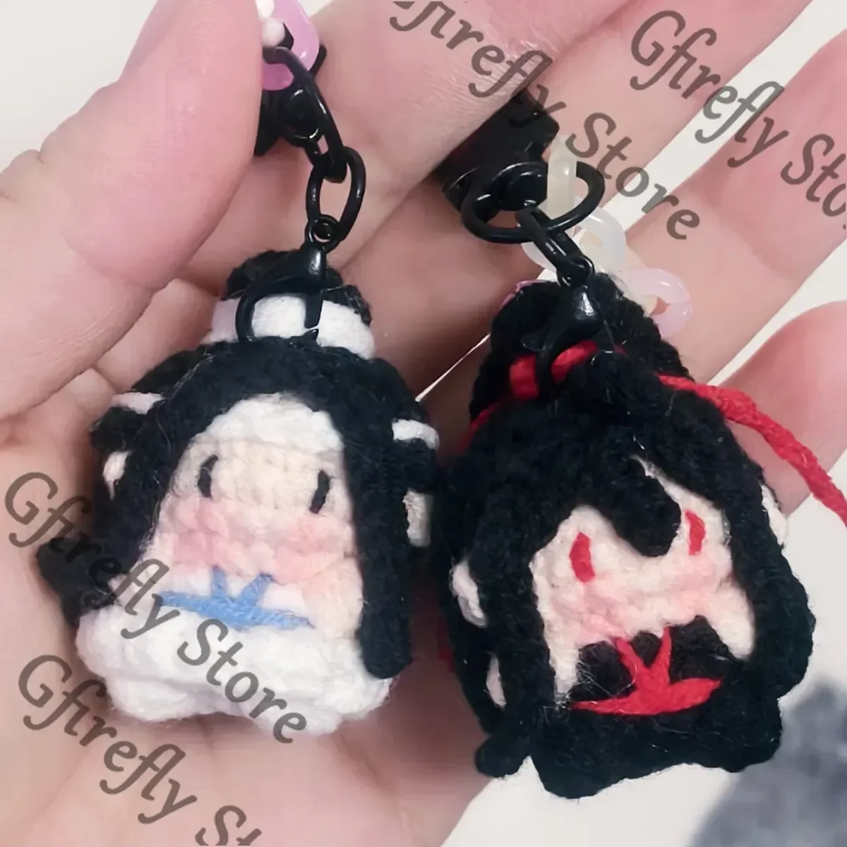 Lan Wangji Wei Wuxian Grandmaster of Demonic Cultivation Cosplay Plushie Figurine Finished Products Crocheting Puppet Pendant
Lan Wangji Wei Wuxian Grandmaster of Demonic Cultivation Cosplay Plushie Figurine Finished Products Crocheting Puppet Pendant