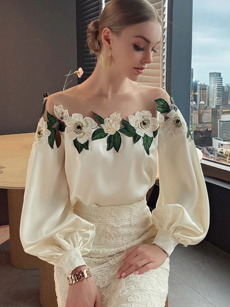Hikigawa Summer Chic Fashion Blouse Slash Neck Vintage Floral Patchwork Elegant Shirt All Match Casual Blusas Mujer De Moda
Hikigawa Summer Chic Fashion Blouse Slash Neck Vintage Floral Patchwork Elegant Shirt All Match Casual Blusas Mujer De Moda