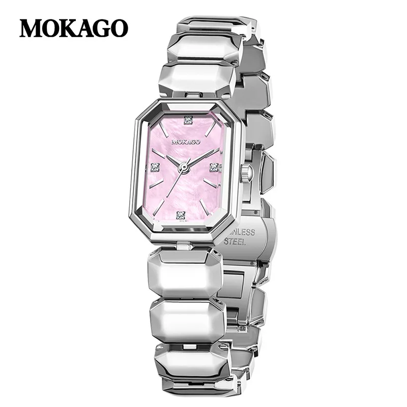 Slim Ladies Fashion Quartz Wristwatch with MOP Dial Silver Alloy Band Elegant Light Luxury Style for Teen Girls and Women Use
Slim Ladies Fashion Quartz Wristwatch with MOP Dial Silver Alloy Band Elegant Light Luxury Style for Teen Girls and Women Use