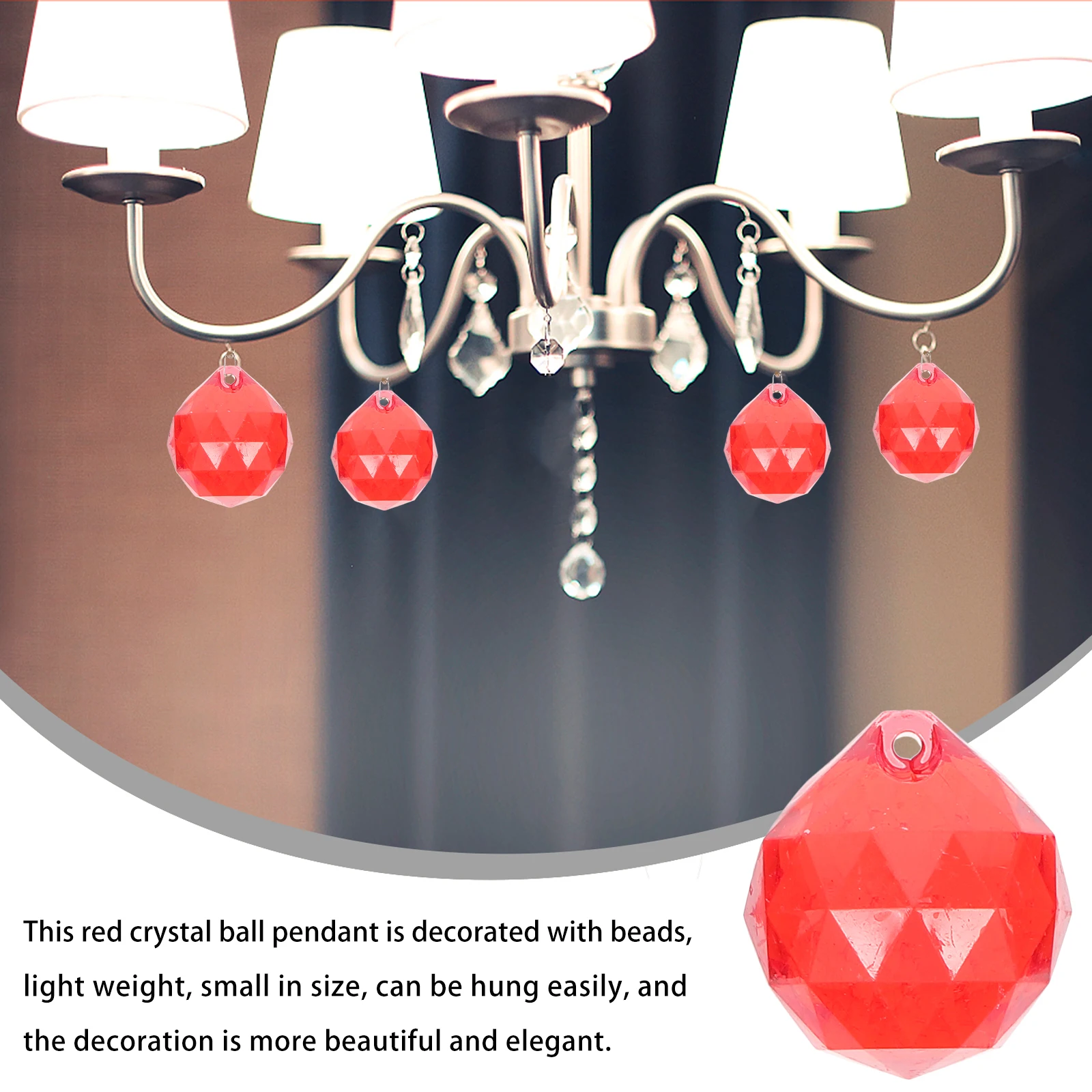 Red Crystal Pendant 1 Set Red Plastic Centerpiece Delicate Decor Beads Decor Wedding Party Centerpiece Home Garden DIY
Red Crystal Pendant 1 Set Red Plastic Centerpiece Delicate Decor Beads Decor Wedding Party Centerpiece Home Garden DIY