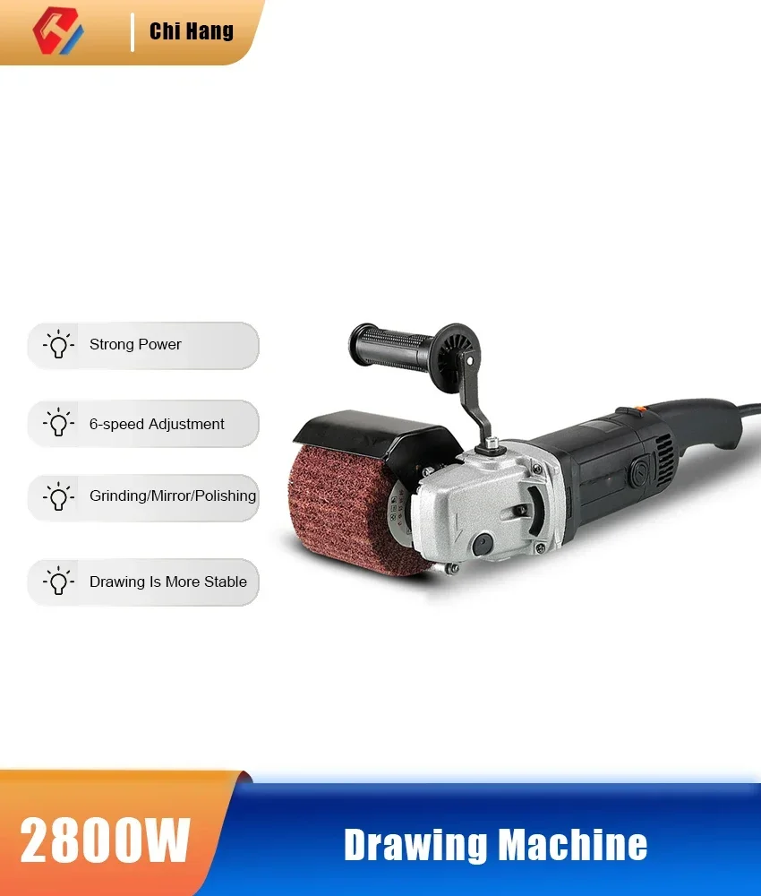 220V/2800W Portable Electric Polisher Stainless Steel Metal Wood Grinding Wire Drawing Machine Grinding Wheel Grinding Tool
220V/2800W Portable Electric Polisher Stainless Steel Metal Wood Grinding Wire Drawing Machine Grinding Wheel Grinding Tool