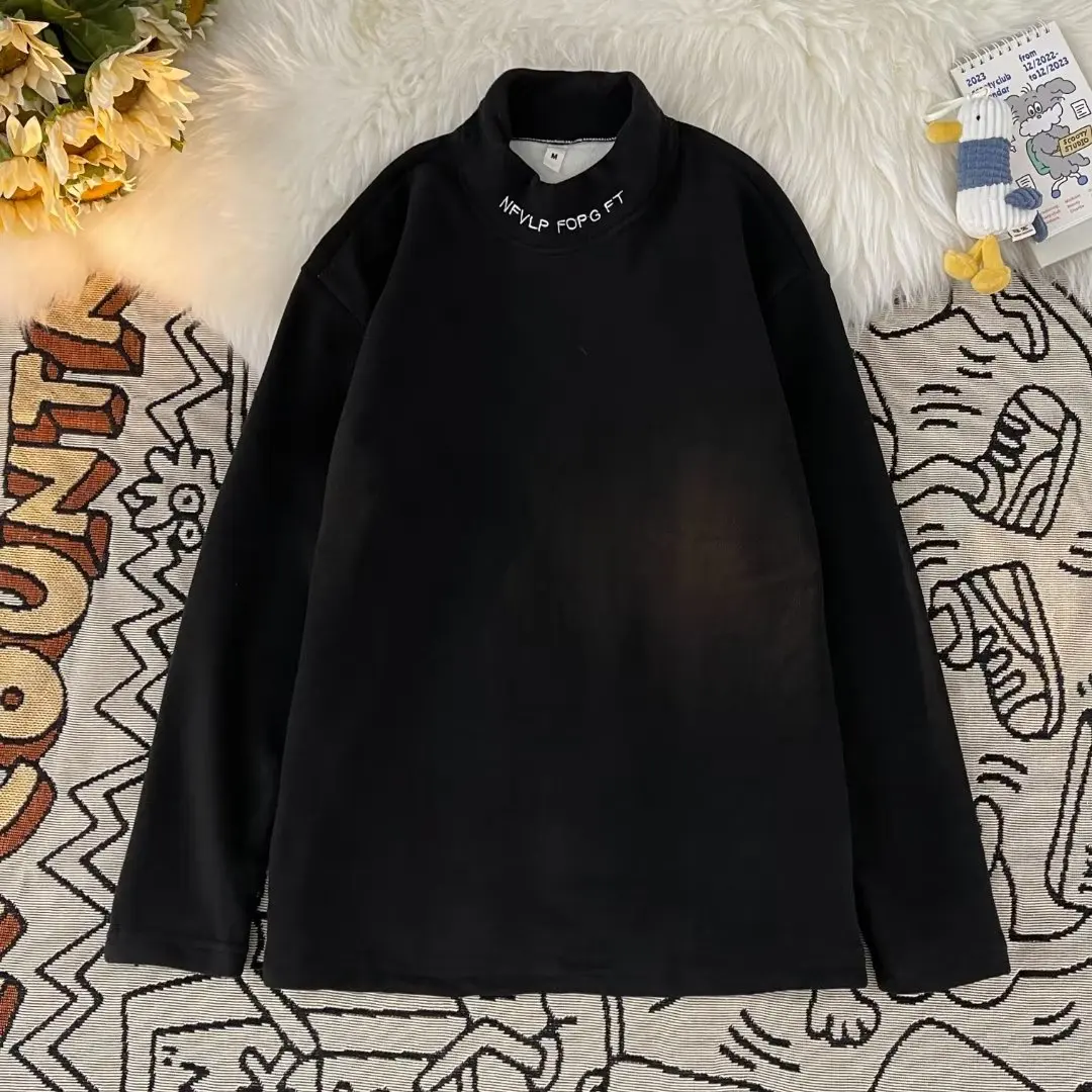 Autumn Winter Men's Sweatirt f High Collar Long Sve Embroidered Warm Base Layer irt Casual Sle Polyester Fiber
Autumn Winter Men's Sweatirt f High Collar Long Sve Embroidered Warm Base Layer irt Casual Sle Polyester Fiber