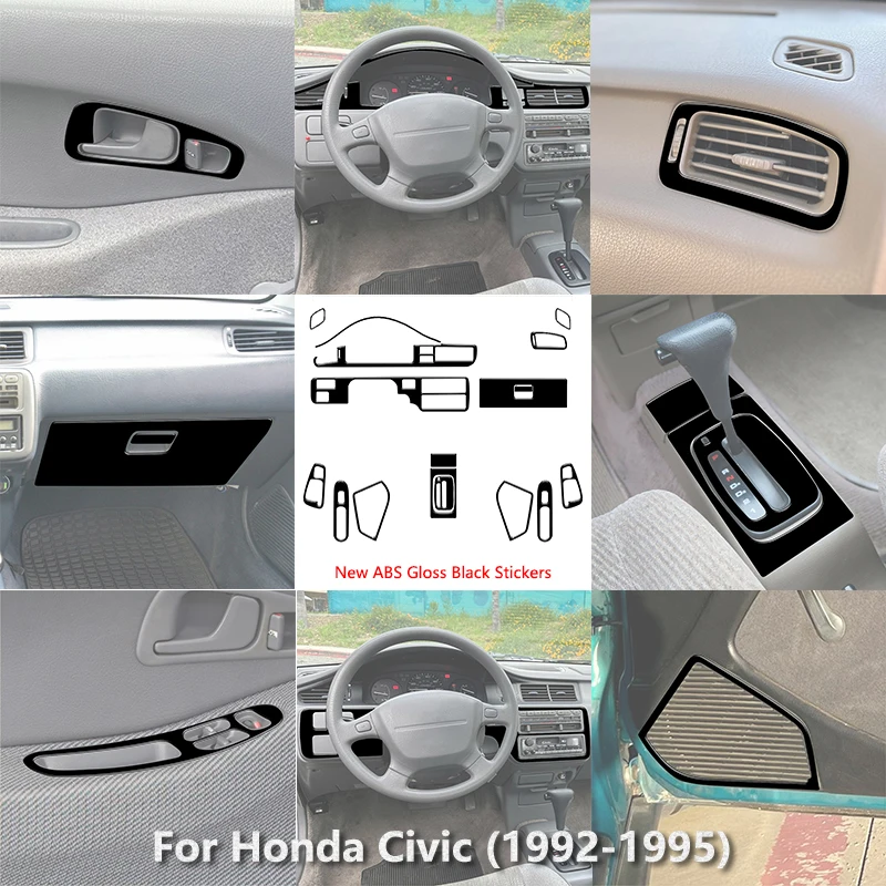 For Honda Civic 1992 1993 1994 1995 Brand New ABS Gloss Black Safeguard Stickers Car Interior Accessories
For Honda Civic 1992 1993 1994 1995 Brand New ABS Gloss Black Safeguard Stickers Car Interior Accessories