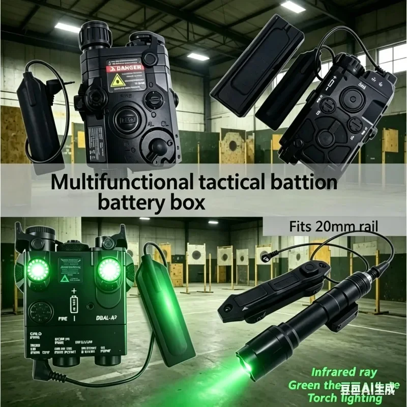 DBAL-A2 PEQ-15 OGL Model Battery Case Green LED Light Flashlight Strobe Pressure Switch Rail Toy Parts
DBAL-A2 PEQ-15 OGL Model Battery Case Green LED Light Flashlight Strobe Pressure Switch Rail Toy Parts