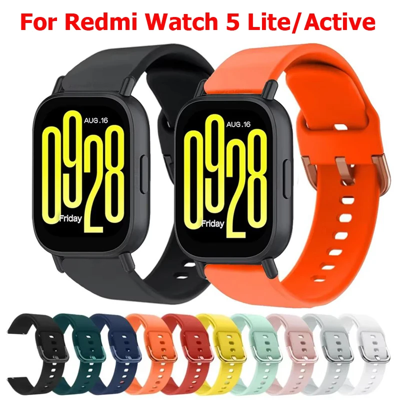 Силиконовый браслет 22 мм для Redmi Watch 5, активный спортивный браслет, сменный ремешок для часов для Redmi Watch 5 Lite, браслет Correa
Силиконовый браслет 22 мм для Redmi Watch 5, активный спортивный браслет, сменный ремешок для часов для Redmi Watch 5 Lite, браслет Correa