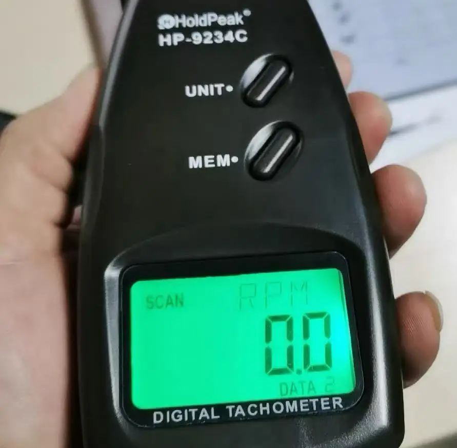HP-9236C 2-in-1 Digital Laser Photo Tachometer, Contact & Non-Contact RPM Meter with Data Hold for Motor Fan & Auto Service
HP-9236C 2-in-1 Digital Laser Photo Tachometer, Contact & Non-Contact RPM Meter with Data Hold for Motor Fan & Auto Service