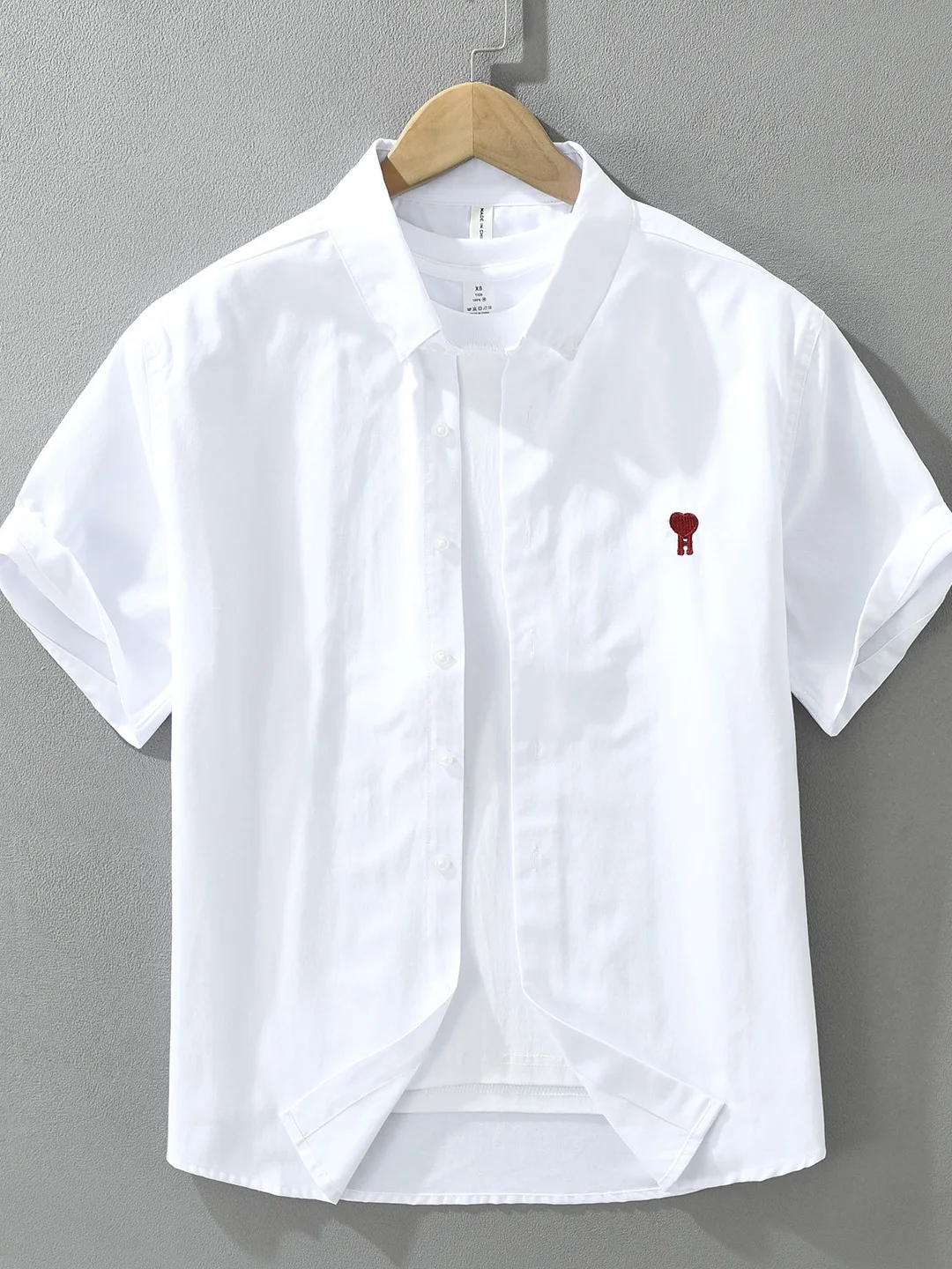 Embroidered Oxford Cloth Short Sleeve Cotton Shirt Men's Casual Style Summer New Fashion Trendy Loose Fit Button up Shirt
Embroidered Oxford Cloth Short Sleeve Cotton Shirt Men's Casual Style Summer New Fashion Trendy Loose Fit Button up Shirt