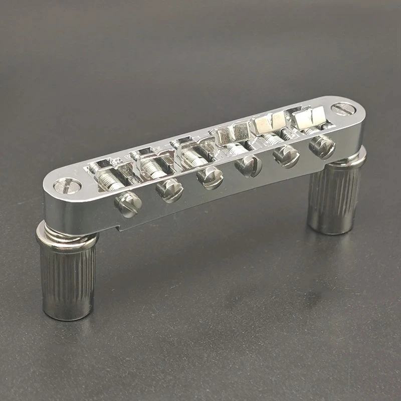 LP Guitar Saddle Bridge - 83x14.5mm Tune-O-Matic Bridges Studs Replacement for LP 6-String Electric Guitar
LP Guitar Saddle Bridge - 83x14.5mm Tune-O-Matic Bridges Studs Replacement for LP 6-String Electric Guitar