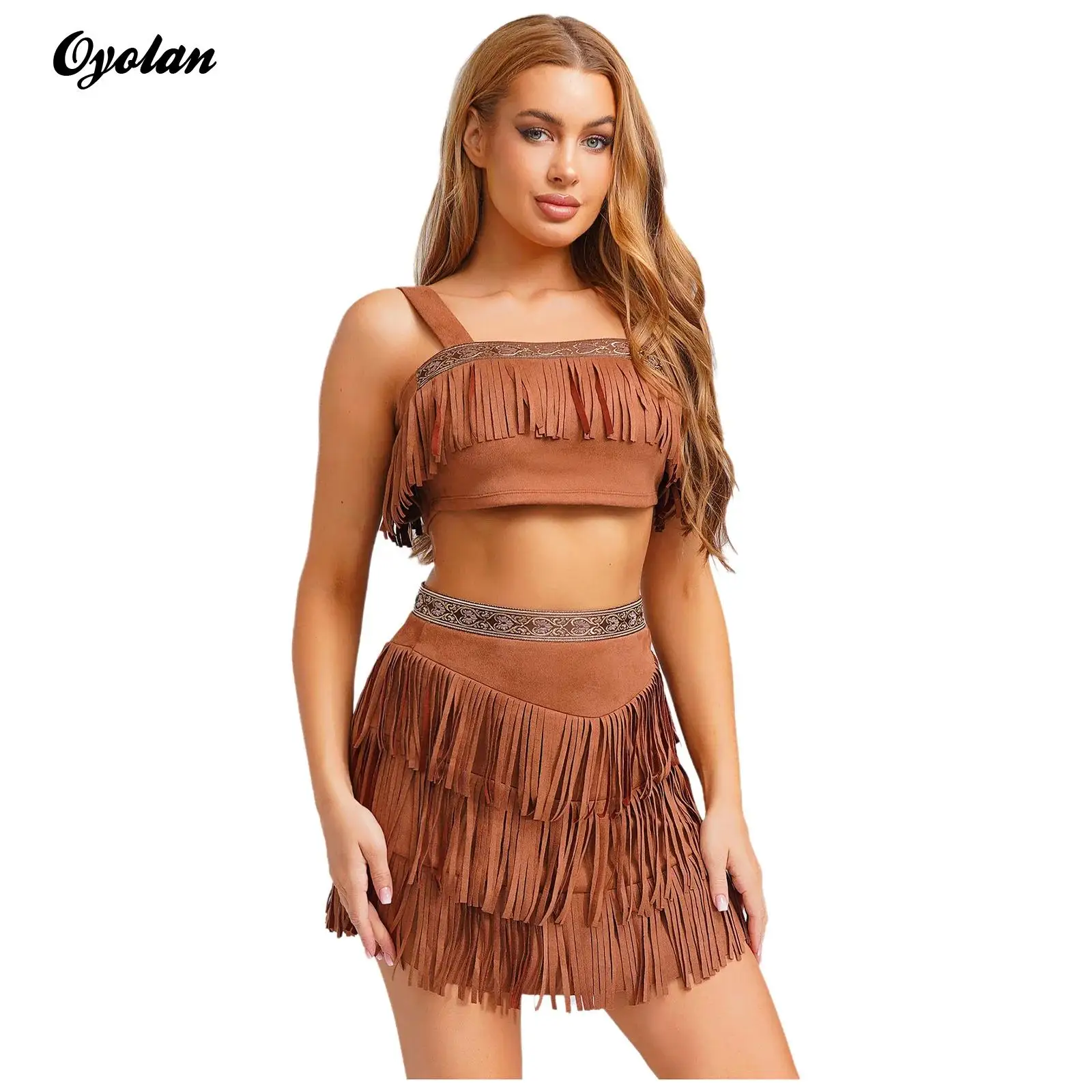 Womens Indian Indigenous Native Princess Cosplay Costume Aboriginal Tribe Forest Hunter Dress Caveman Savage Halloween Outfits
Womens Indian Indigenous Native Princess Cosplay Costume Aboriginal Tribe Forest Hunter Dress Caveman Savage Halloween Outfits