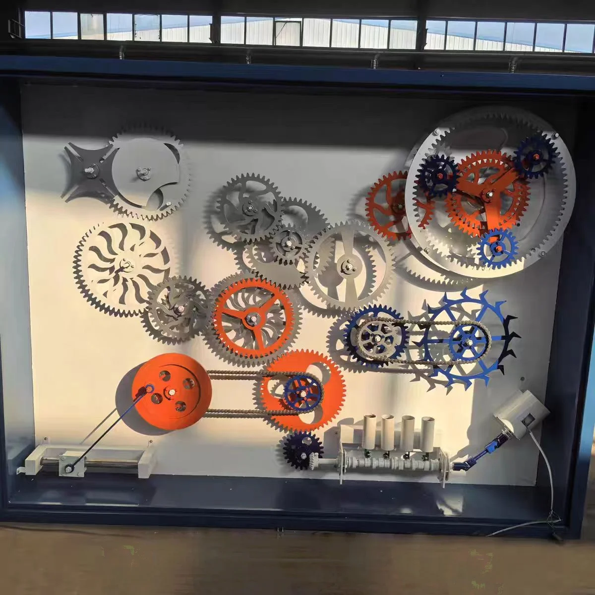 Industrial gear clock design iron metal gear wall decoration creative background decoration bar
Industrial gear clock design iron metal gear wall decoration creative background decoration bar