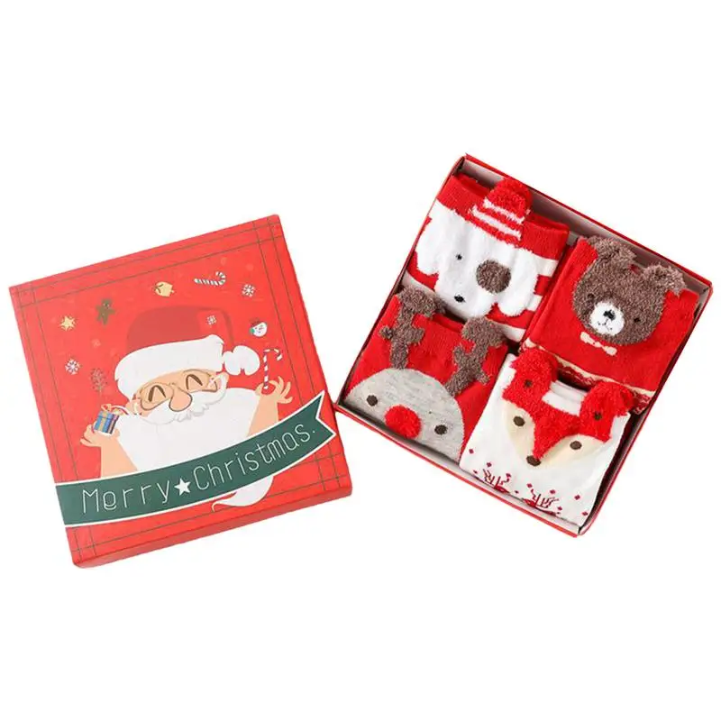 Cute Christmas Socks 4 Pairs Christmas Holiday Socks Christmas Warm Socks Adult Christmas Holiday Socks Fun Novelty Cotton Socks 
Cute Christmas Socks 4 Pairs Christmas Holiday Socks Christmas Warm Socks Adult Christmas Holiday Socks Fun Novelty Cotton Socks