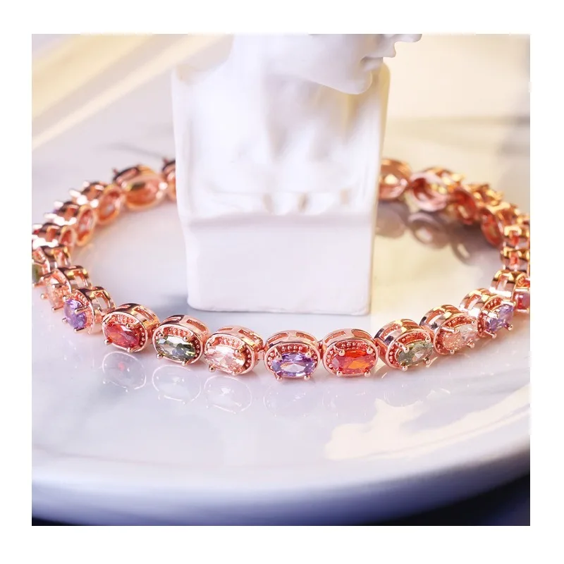 Fashion Hipster Accessories Copper Zircon Bracelet Women's New Style Creative Bracelet
Fashion Hipster Accessories Copper Zircon Bracelet Women's New Style Creative Bracelet