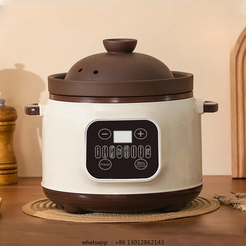 3.8L Multifunctional Electric stew pot Slow Cooker Ceramic Inner Pot Multi-Cooker for Soup Porridge Casserole Household Kitchen
3.8L Multifunctional Electric stew pot Slow Cooker Ceramic Inner Pot Multi-Cooker for Soup Porridge Casserole Household Kitchen