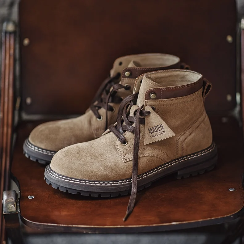 Maden Men's Retro Mid-Calf Genuine Leather Boots Desert Boots ort Boots American Sle Work Boots Spring Autumn Wear...
Maden Men's Retro Mid-Calf Genuine Leather Boots Desert Boots ort Boots American Sle Work Boots Spring Autumn Wear...