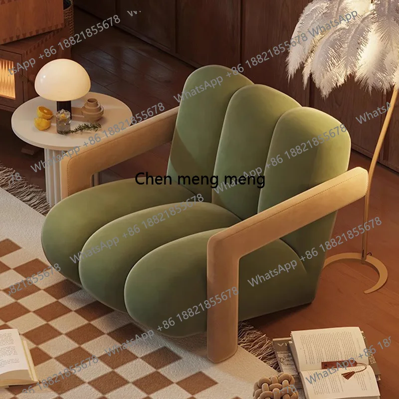 Modern Living Room Lounge Chair Retro Fabric Home Office Relaxing Armchair Comfortable Single Sofa Chair Durable Soft Cafe Chair
Modern Living Room Lounge Chair Retro Fabric Home Office Relaxing Armchair Comfortable Single Sofa Chair Durable Soft Cafe Chair