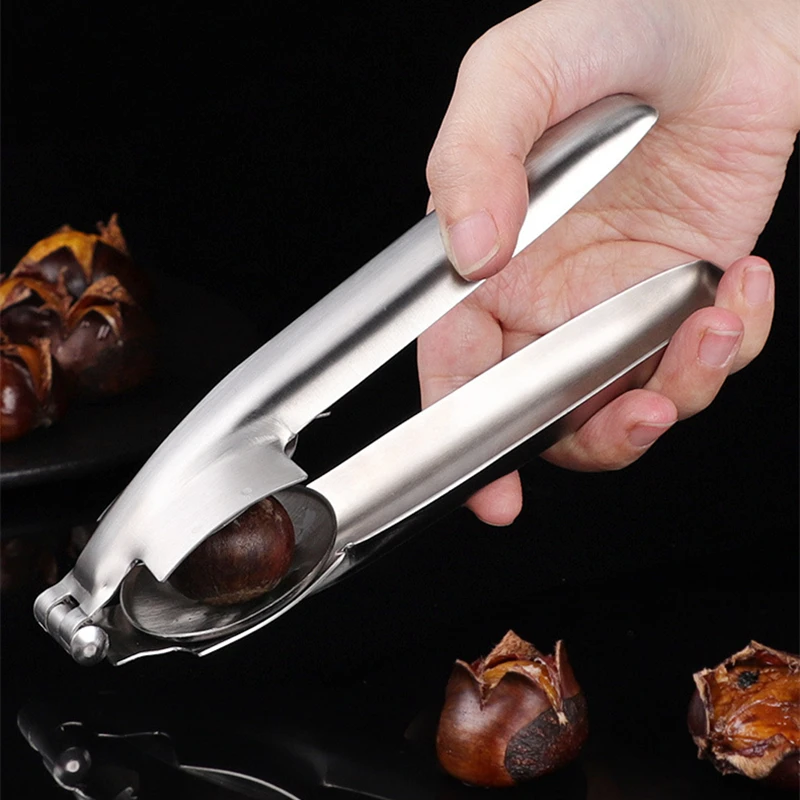 Stainless Steel Chestnut Opener Hand-held Labor-saving Walnut Clips Household Manual Sharp Cross Nut Openers Kitchen Utensils
Stainless Steel Chestnut Opener Hand-held Labor-saving Walnut Clips Household Manual Sharp Cross Nut Openers Kitchen Utensils
