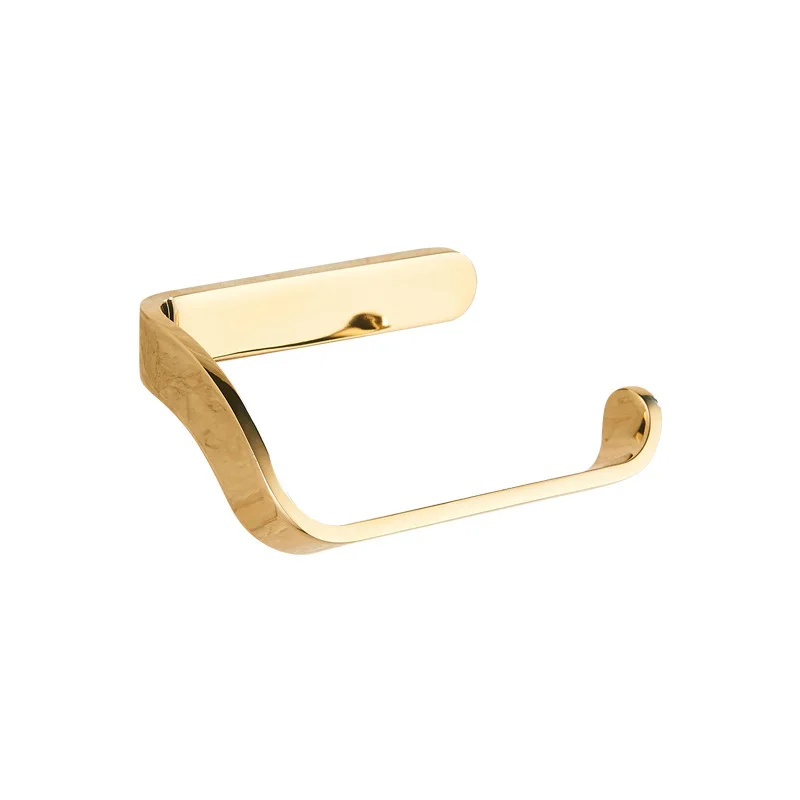 Gold Toilet Paper Holder bathroom toilet roll paper holder Bathroom Accessories simple design one hand tear MJ
Gold Toilet Paper Holder bathroom toilet roll paper holder Bathroom Accessories simple design one hand tear MJ
