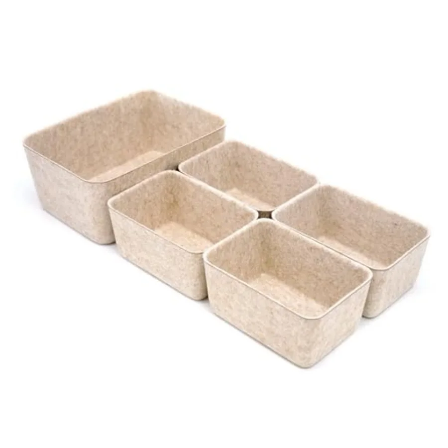 5-piece Drawer organizers dividers storage bins deep storage bin aesthetic wabi-sabi Scandinavian-chic storage bin hygge sleek
5-piece Drawer organizers dividers storage bins deep storage bin aesthetic wabi-sabi Scandinavian-chic storage bin hygge sleek