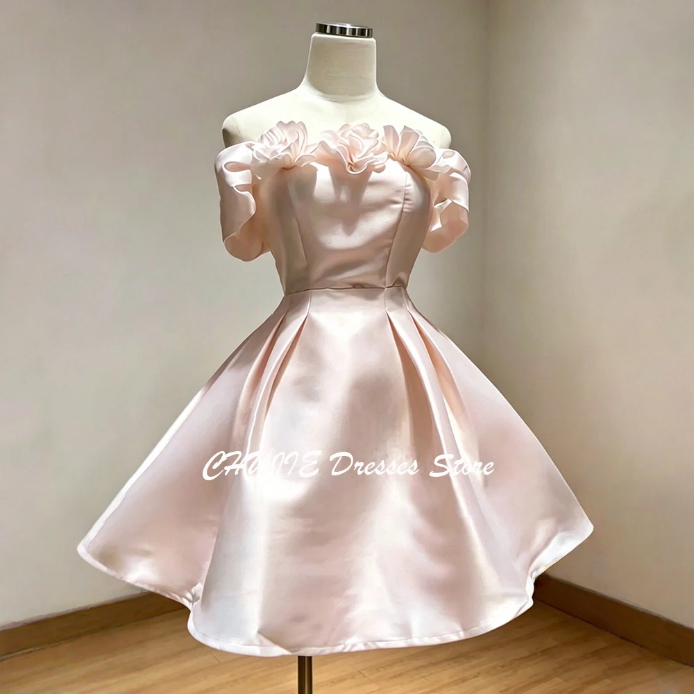 Off shoulder MIni Graduation Dress With Flowers Short Homecoming Dresses For Teens Customized Sweet 15 16 Prom Party Gowns
Off shoulder MIni Graduation Dress With Flowers Short Homecoming Dresses For Teens Customized Sweet 15 16 Prom Party Gowns