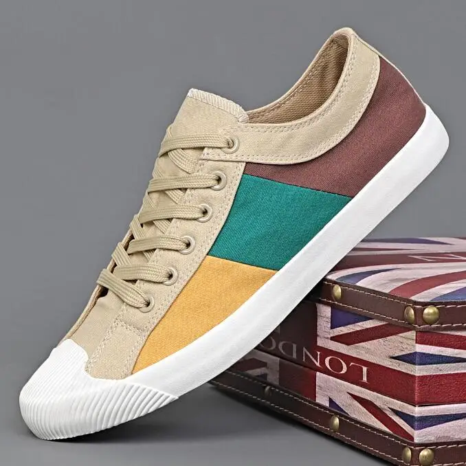 Men's Canvas Shoes Breathable Men Casual Shoes Outdoor Sneakers Comfortable Low-Top Men Tennis Shoes Zapatillas
Men's Canvas Shoes Breathable Men Casual Shoes Outdoor Sneakers Comfortable Low-Top Men Tennis Shoes Zapatillas