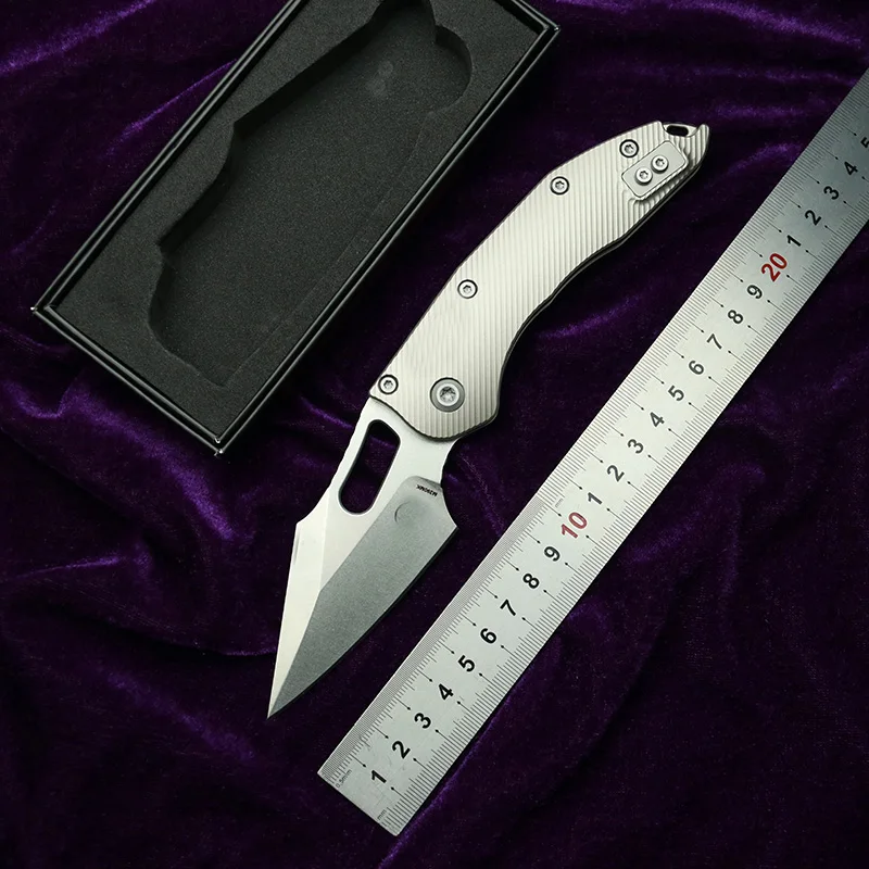 LEMIFSHE Stitch RamL Manual Titanium Handle Ceramics Bearing Mark M390 Blade Hunting Outdoor Fish EDC Tool Folding Camping Knife
LEMIFSHE Stitch RamL Manual Titanium Handle Ceramics Bearing Mark M390 Blade Hunting Outdoor Fish EDC Tool Folding Camping Knife