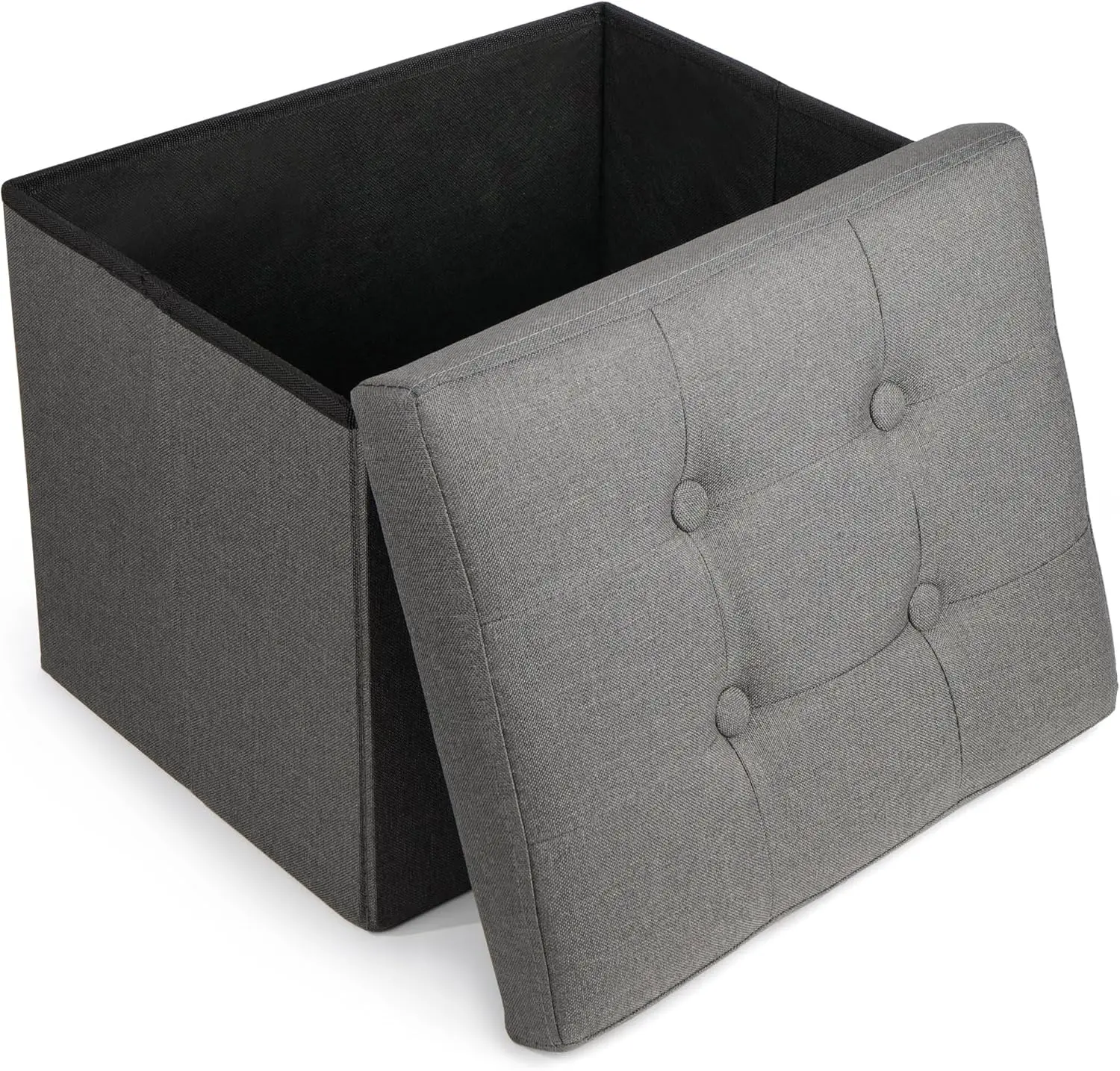 Storage Ottoman, Foot Rest Ottoman, 17X13X13 H, Small Ottoman For Living Room, Footstool, Faux Linen, Grey
Storage Ottoman, Foot Rest Ottoman, 17X13X13 H, Small Ottoman For Living Room, Footstool, Faux Linen, Grey