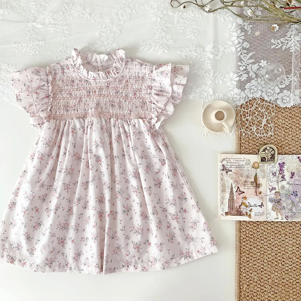 Girls Skirts 2024 Summer New Childrens Clothes Floral Dress Soft Cotton Flying Sleeve Vest Dress Casual Simple and Match
Girls Skirts 2024 Summer New Childrens Clothes Floral Dress Soft Cotton Flying Sleeve Vest Dress Casual Simple and Match