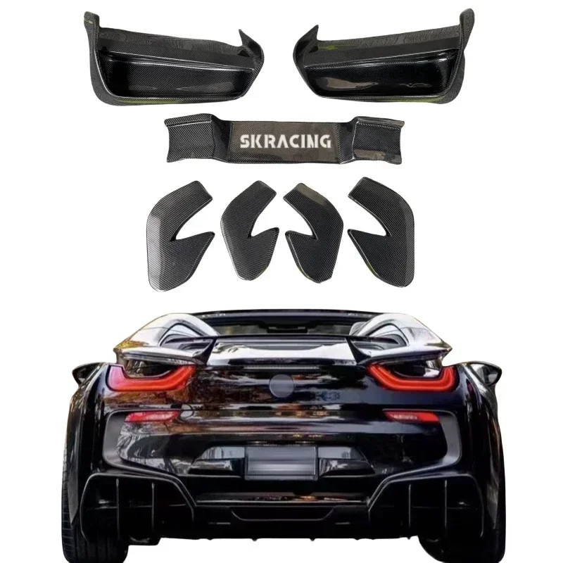 Auto Parts Carbon Fiber For i8 Rear Lip Bumpers Diffuser Exterior For i8 Car Rear Trunk Lip Bumpers Diffuser Body kits
Auto Parts Carbon Fiber For i8 Rear Lip Bumpers Diffuser Exterior For i8 Car Rear Trunk Lip Bumpers Diffuser Body kits