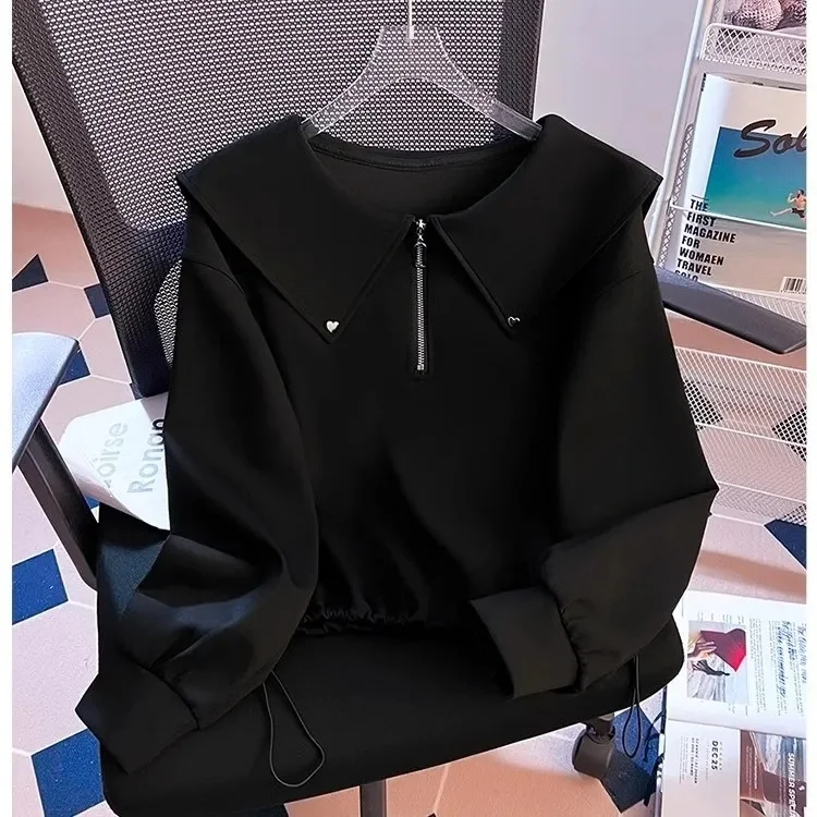 Женские укороченные толстовки Женская одежда Легкая красивая молетомная вельветовая темпераментная сборка Расслабленные стили подкладки в корейском стиле
Женские укороченные толстовки Женская одежда Легкая красивая молетомная вельветовая темпераментная сборка Расслабленные стили подкладки в корейском стиле