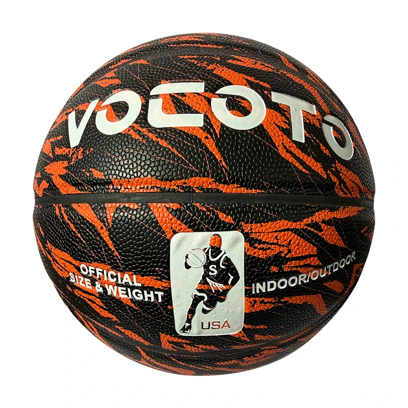 Vocoto Flame Street No. 7 Standard Pu Basketball, Black and Orange Trendy Design, Non-Slip and Wear-Resistant, High Rebound, Indoor and Outdoor Sports Basketball, Unisex
Vocoto Flame Street No. 7 Standard Pu Basketball, Black and Orange Trendy Design, Non-Slip and Wear-Resistant, High Rebound, Indoor and Outdoor Sports Basketball, Unisex