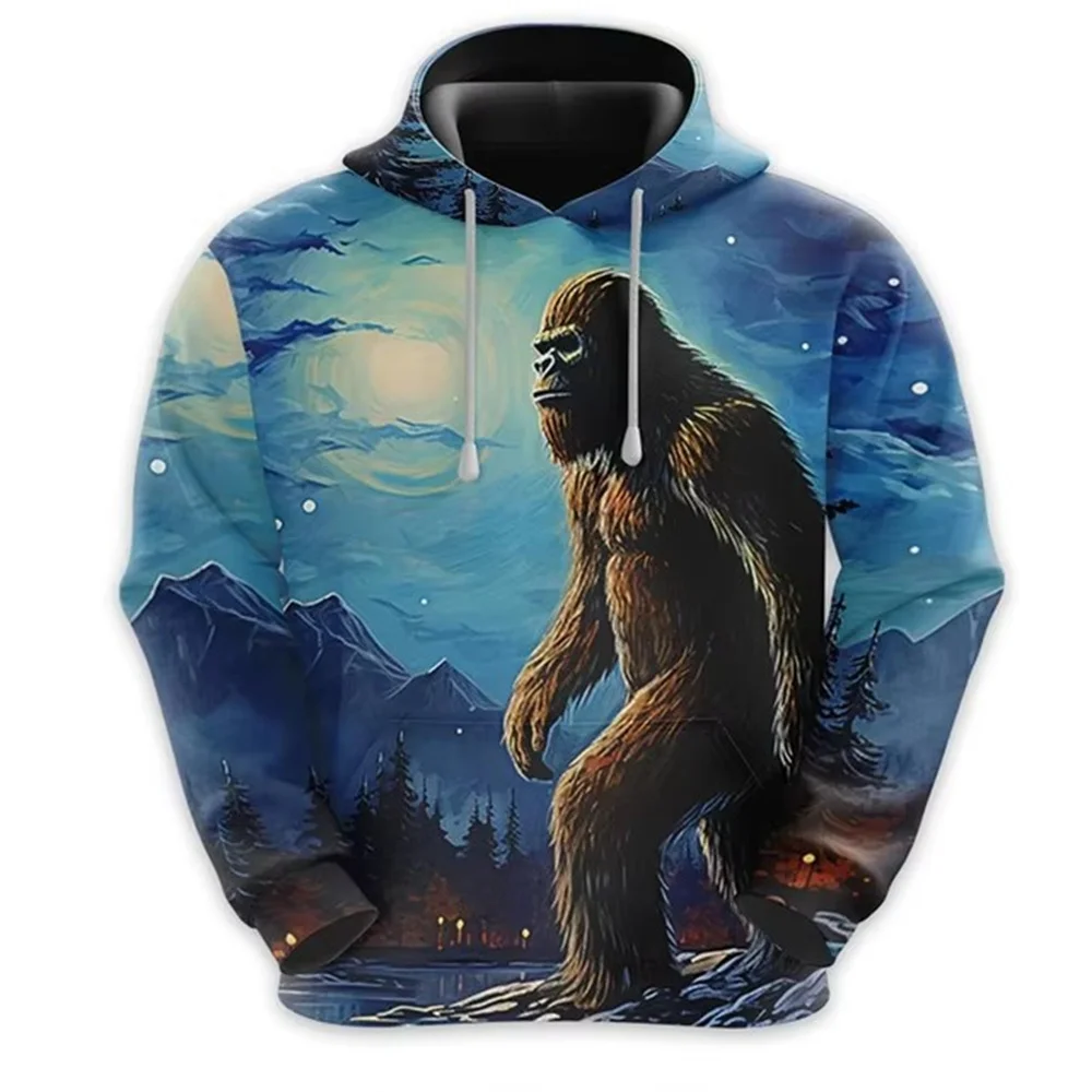Мужская повседневная винтажная модная толстовка с 3D принтом орангутана Bigfoot, детская свободная уличная одежда, пуловер, свитшот
Мужская повседневная винтажная модная толстовка с 3D принтом орангутана Bigfoot, детская свободная уличная одежда, пуловер, свитшот
