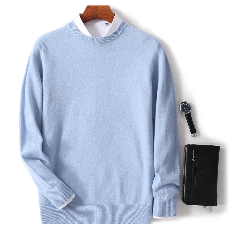 First-line ready-to-wear men's clothing 100% pure wool O-neck sweater men casual business knit orange pullover Soft snug autumn
First-line ready-to-wear men's clothing 100% pure wool O-neck sweater men casual business knit orange pullover Soft snug autumn