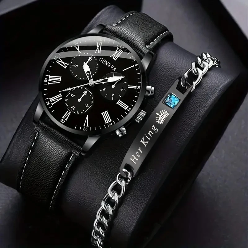 2PCS/Set Men Ultra Thin Simple Business Wristwatch Quartz Sport Casual Watch Leather Band Male Watches
2PCS/Set Men Ultra Thin Simple Business Wristwatch Quartz Sport Casual Watch Leather Band Male Watches