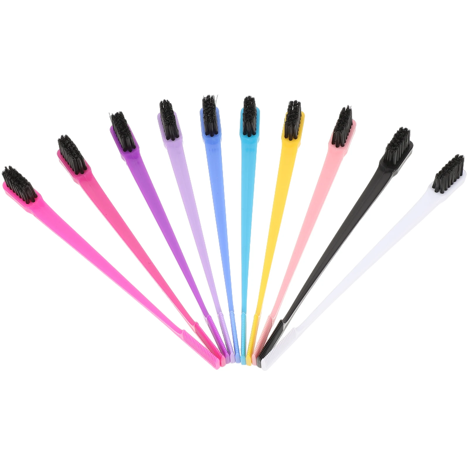 10Pcs Eyebrow Brush Comb Dual Tip Multi-Use Comb Edge Brush Eyebrow Grooming Tool Brow Hairline Combs
10Pcs Eyebrow Brush Comb Dual Tip Multi-Use Comb Edge Brush Eyebrow Grooming Tool Brow Hairline Combs