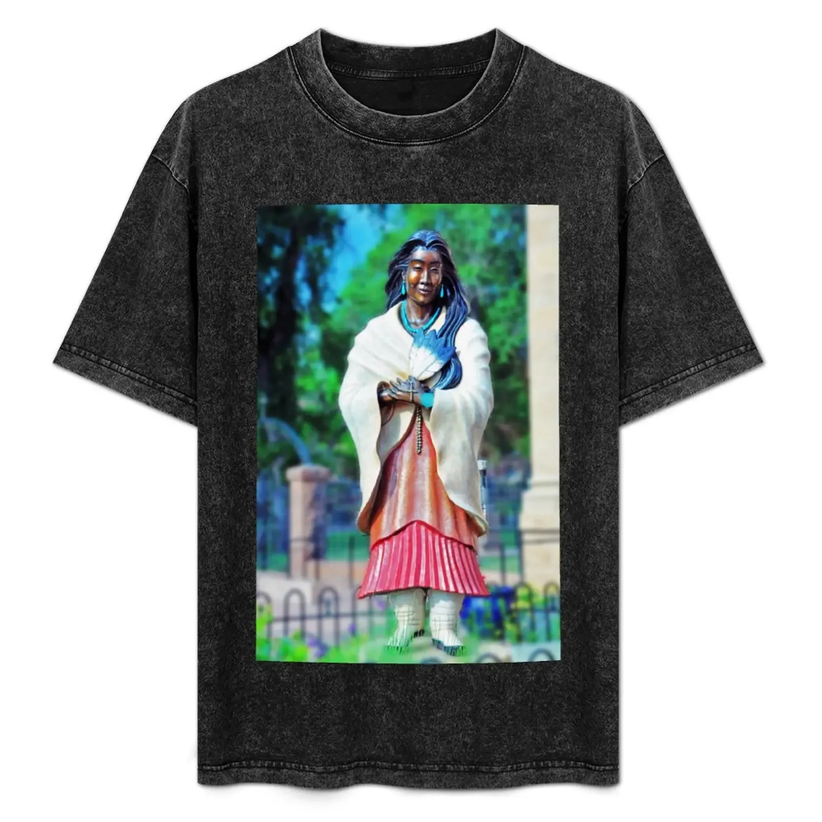 Saint Kateri Tekakwitha T-Shirt Basic Plain Short Sleeve Crew Neck Tee
Saint Kateri Tekakwitha T-Shirt Basic Plain Short Sleeve Crew Neck Tee