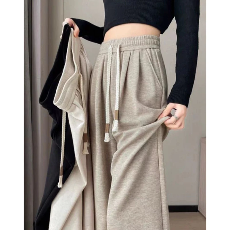 Female Solid Color High Waist Straight Leg Pants Women Ins Fashion Baggy Trousers Lady Korean Classic Retro Thin Pants
Female Solid Color High Waist Straight Leg Pants Women Ins Fashion Baggy Trousers Lady Korean Classic Retro Thin Pants