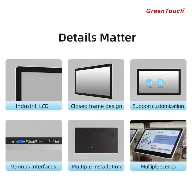 Metal Casing 21.5, 22, 23.6, 23.8 Inch Wall Mount LCD Monitor/ Touch Screen Monitor
Metal Casing 21.5, 22, 23.6, 23.8 Inch Wall Mount LCD Monitor/ Touch Screen Monitor