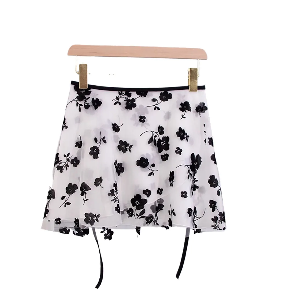 Ballet Skirt Adult One Piece Practice Skirt Half Body Yarn Skirt Performance Dance Skirt Double Layer Flocking Rose Short Skirt
Ballet Skirt Adult One Piece Practice Skirt Half Body Yarn Skirt Performance Dance Skirt Double Layer Flocking Rose Short Skirt
