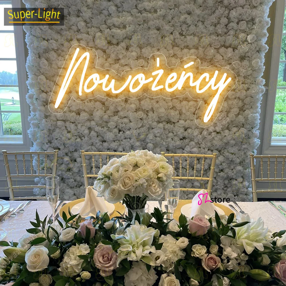 Custom Wedding LED Neon Sign 75x35cm Neon Sign Newlyweds Room Bedroom Decoration for Child Gifts
Custom Wedding LED Neon Sign 75x35cm Neon Sign Newlyweds Room Bedroom Decoration for Child Gifts
