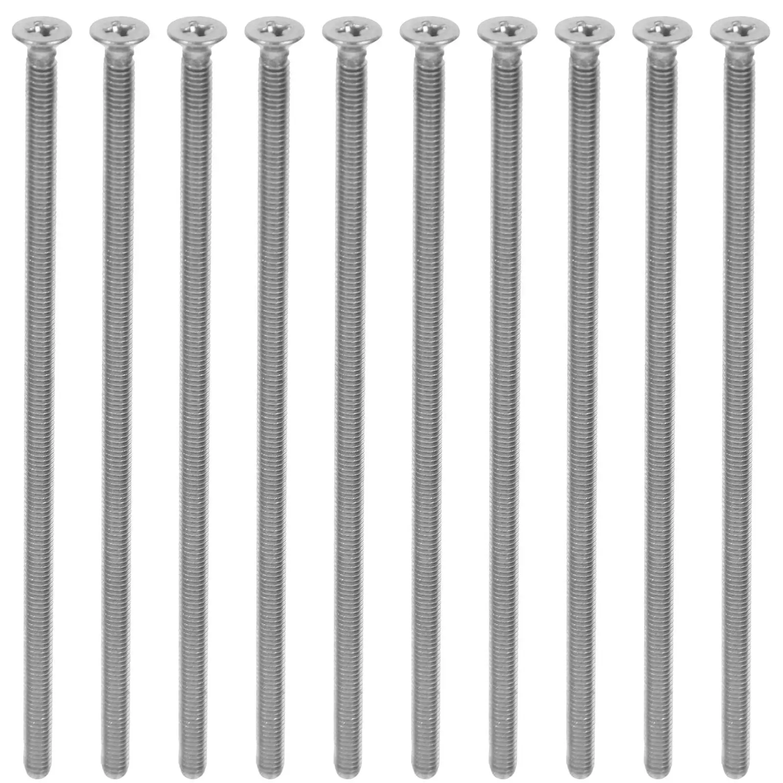 10pcs M4x110 Extended Length Stainless Steel Flat Head Screws for Outlet Covers Wall Plates Sheet Metal High Durability
10pcs M4x110 Extended Length Stainless Steel Flat Head Screws for Outlet Covers Wall Plates Sheet Metal High Durability
