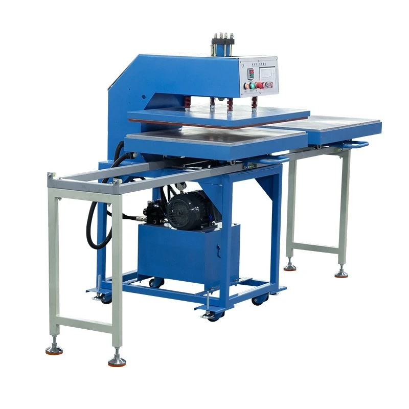 Hydraulic double station 60 * 80 under hot stripping machine Computer special embroidery hot melt stripping machine
Hydraulic double station 60 * 80 under hot stripping machine Computer special embroidery hot melt stripping machine