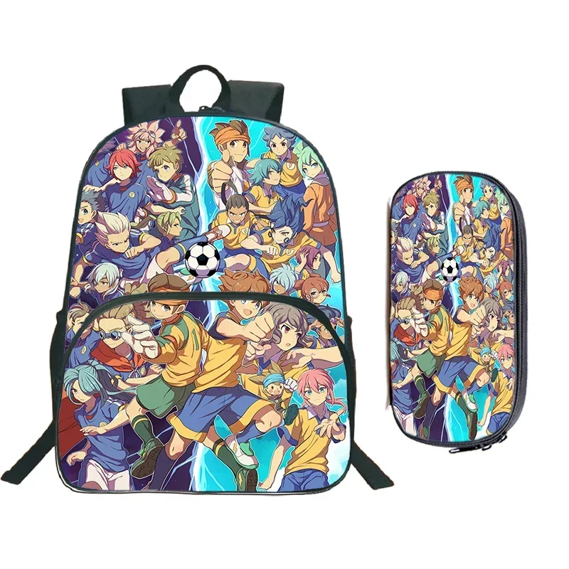 Inazuma Eleven Go Backpack Pencil Case 2pcs/set Student Cartoon Schoolbag Boys Girls Bookbag Children Anime Bag Mochila 16 Inch
Inazuma Eleven Go Backpack Pencil Case 2pcs/set Student Cartoon Schoolbag Boys Girls Bookbag Children Anime Bag Mochila 16 Inch