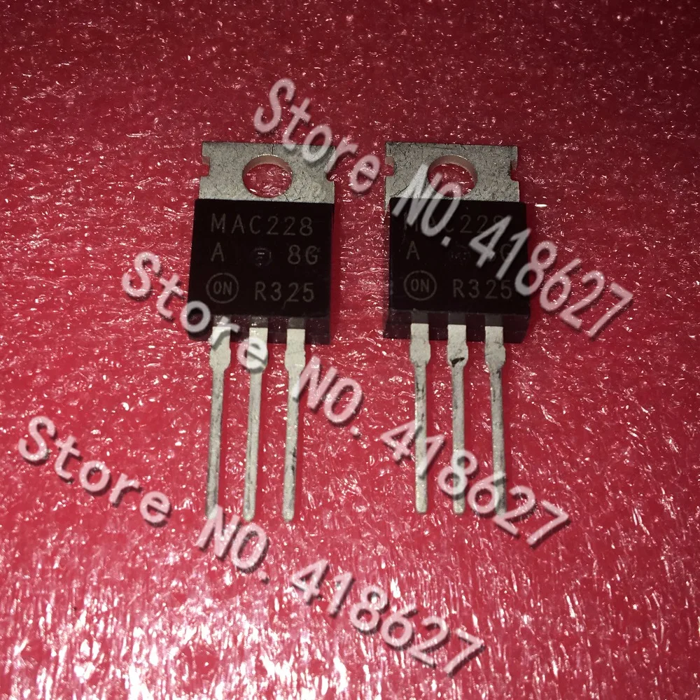 20PCS/LOT MAC228A8G MAC228A8 TO-220 8A600V Triacs
20PCS/LOT MAC228A8G MAC228A8 TO-220 8A600V Triacs
